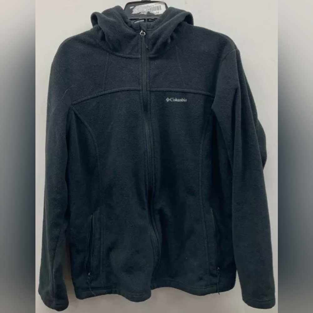 Columbia Hooded Fleece Zip-Up Jacket Size XL Used MSRP $60 - Picture 2 of 8